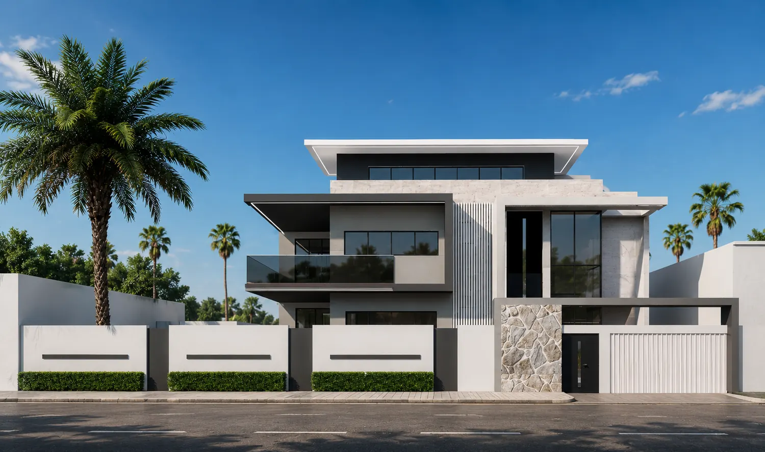 Plan villa moderne